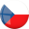Flag representing Czech Koruna